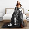 Mirai Nikki Gasai Yuno Blanket  Warm Funny Plush Throw Blanket For Girls Boys Couch Chair Flannel Bedspread Bed Cover