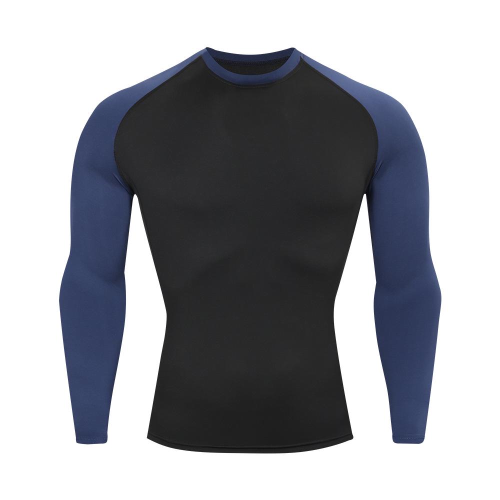 Men's Breathable High-Elastic Quick-Drying Long Sleeve Sports Tights