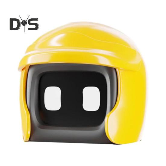 

Шлем робота автомобиля милый друг вождения робот фигурка игрушечная приборная панель автомобиля мини украшение подарок для любителей роботов жёлтый