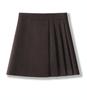 Autumn 2025 Women's High Waist Woolen Midi A-line Bodycon Pleated Skirt