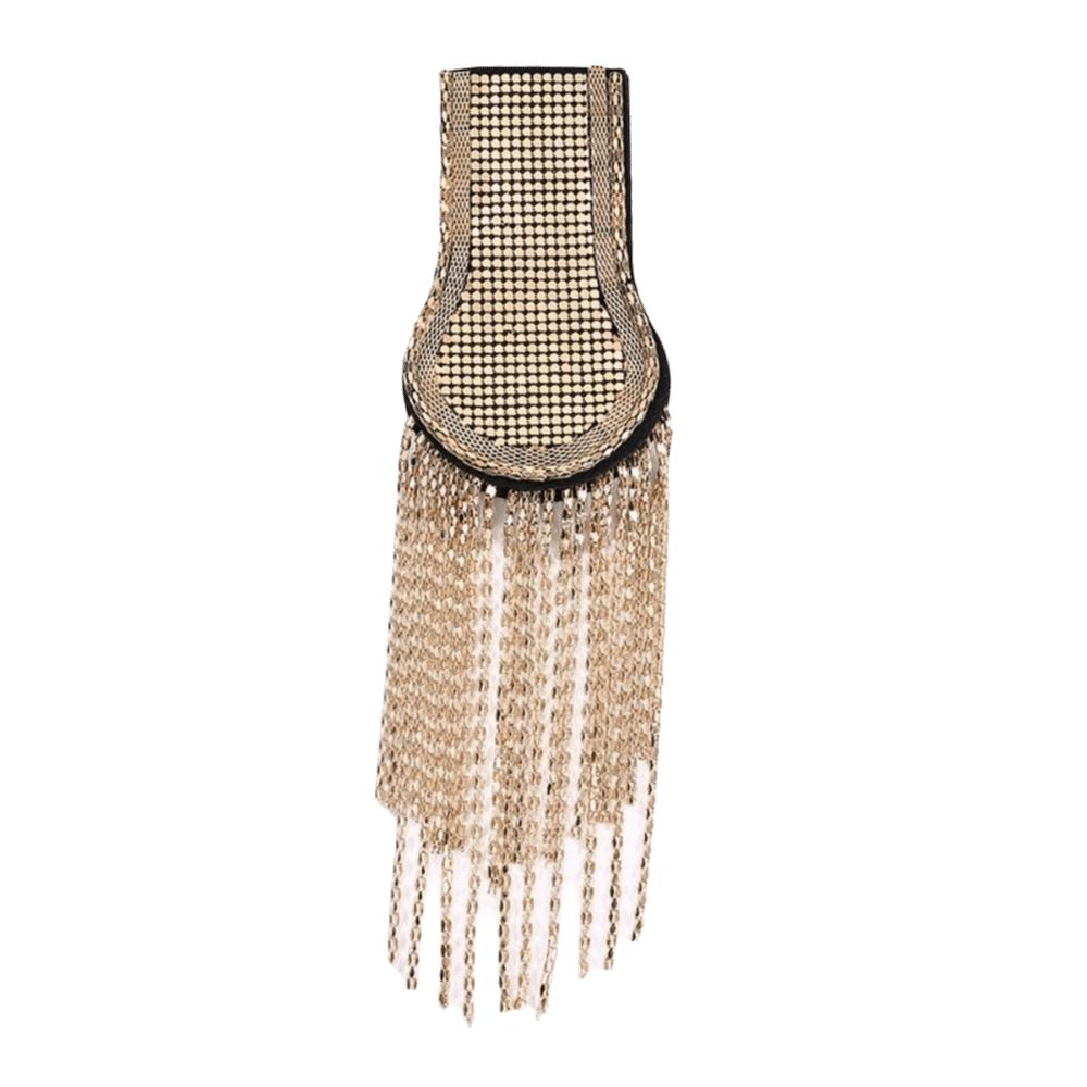 Epaulet Tassel Chain Shoulder Board Punk Epaulette Exquisite Star Shoulder Flash Girl
