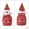 Knitted Christmas Knitted Gift Bags 3D Cartoon Candy Storage Bags  New Year Celebration
