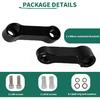 PSLER M10 Motorcycle Mirror Extenders Rear View Mirrors Riser Adapter | Handlebar Mount Extender Adapter for 10mm/8mm Apertures, Raises Rear View