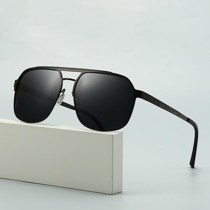 New Glasses Men'S Polarized Sunglasses Retro Square Sunglasses Driver'S Mirror 5148