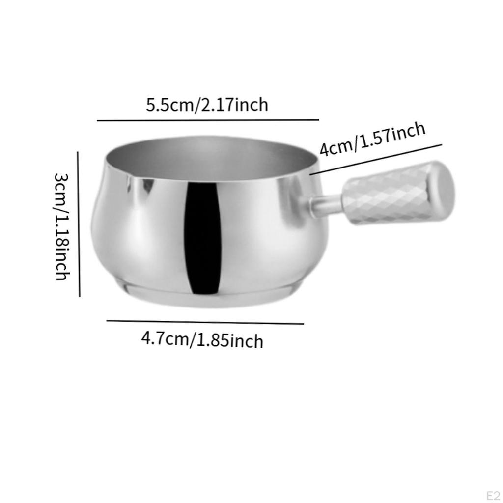 Condiment Container Dipping Bowl with Handle Round Seasoning Dish Hiking Soup for