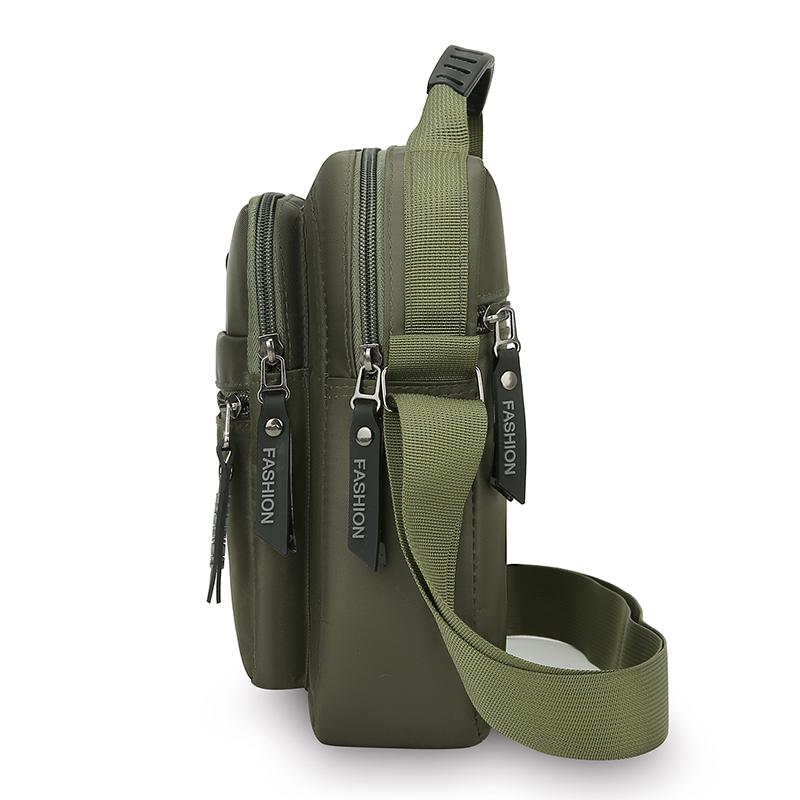 Men's Shoulder Bag Business Leisure Large Capacity Portable Handbag Multi Layer Waterproof Male's Crossbody Bags