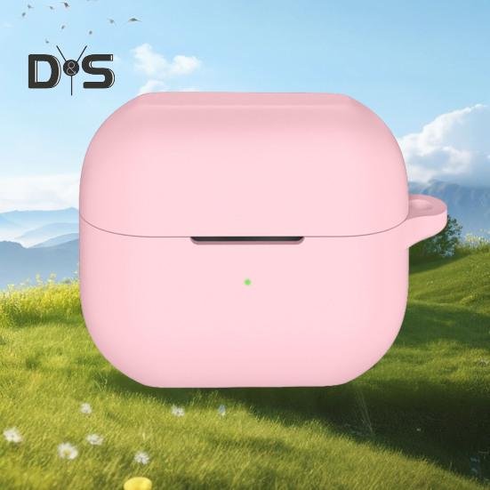 Jednobarevné ochranné pouzdro na sluchátka odolné proti nárazu odolné proti nárazu 360stupňová ochrana silikonové nabíjecí pouzdro pro SamsungGalaxy Buds 3/3pro