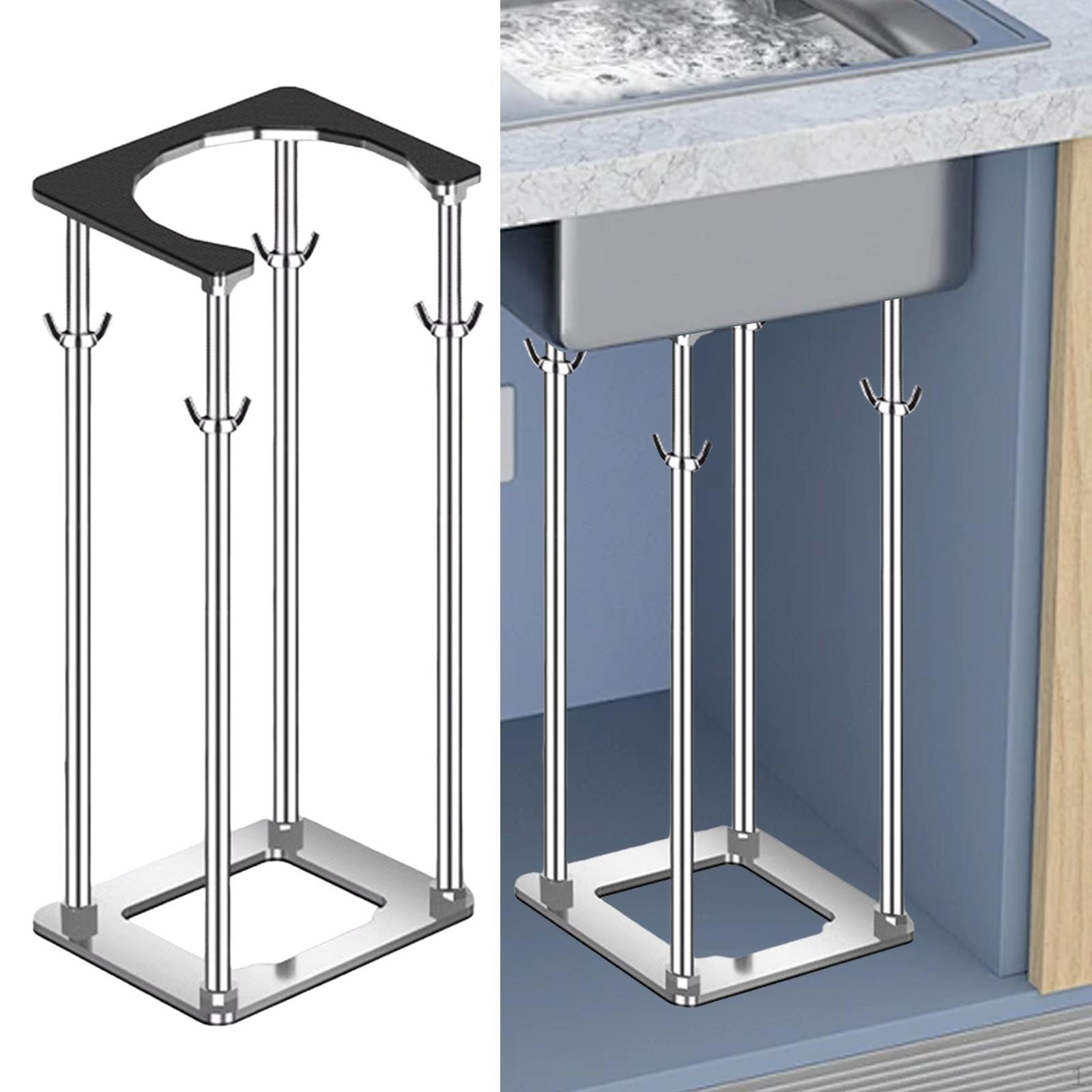 

Кронштейн для мойки под столешницу Держатель для кухонной раковины Подставка Рама Сверхпрочный Нескользящий 56 cm To 66 cm
