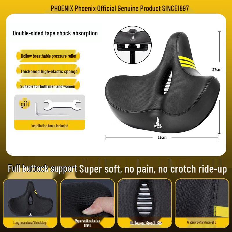 Phoenix Bicycle Soft Saddle