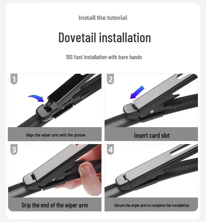 Wiper Blades & Rubber Strips for 2017-2018 Haval M6 & 2019 Great Wall Motors