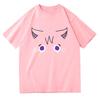 Cat Graphic Tee Unisex Vintage YK Harajuku Casual Spring Summer Streetwear Short Sleeve Tops for Women Men
