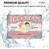 Metal Wall Art Retro Ice Cream Lemonade Sign Vintage Home Bar Cafe Decor