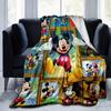 Mickey and Minnie Blanket  Ultra-Soft, Warm, Cozy Throw for Living Room, Sofa, Four Seasons Travel Accessory  Cute Cartoon Character Home Decoration