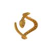 Stainless Steel Exaggerated Snake Texture Rings for Women Men New Personality Adjustable Opening Rings Party Jewelry Accessories