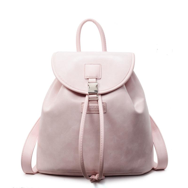 Korea Fashion Academy's style is simple and light-colored, portable small backpack for students, versatile, lightweight, and high-end backpack f