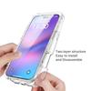 For iPhone 17 Pro Max Case Built-In PET Screen Protector PC+TPU Full Body Shockproof Phone Cover