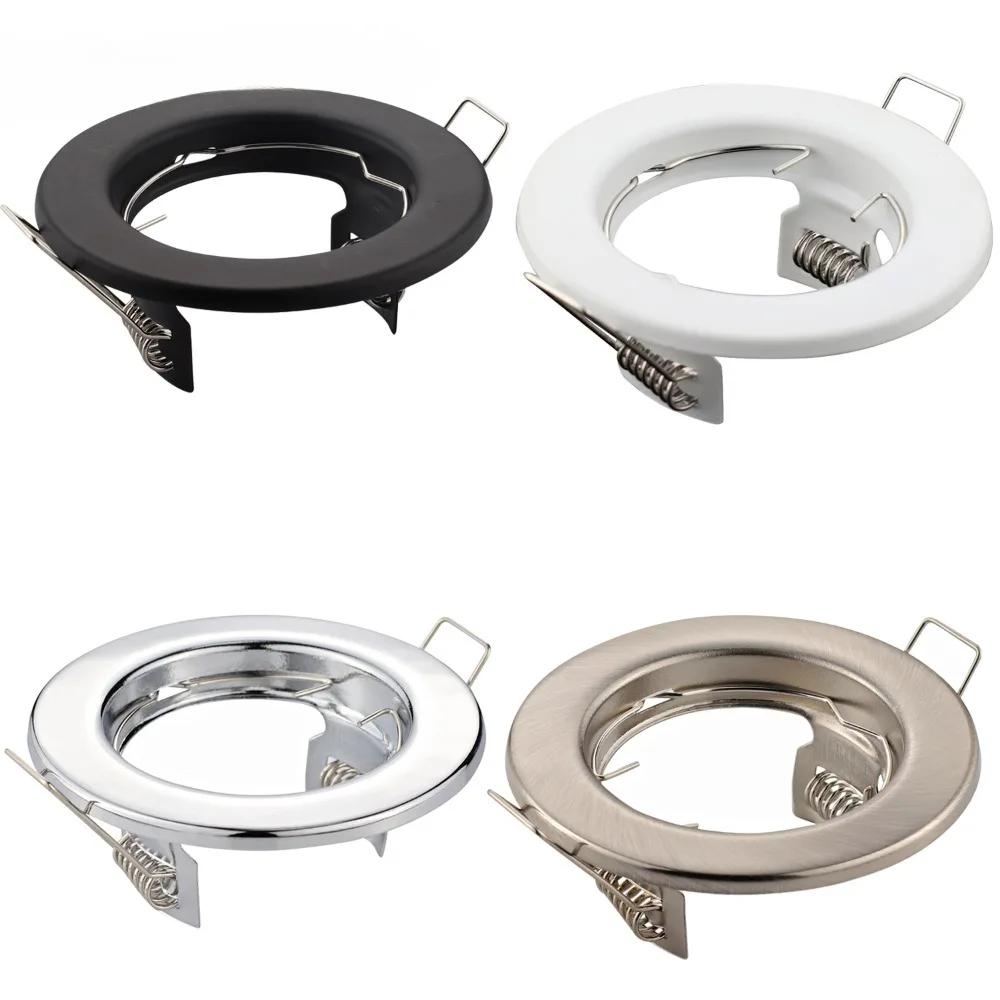 5Pcs LED Recessed Rotating LED Recessed Spotlight Set,GU10 Spot Round Recessed Ceiling Spotlight Spot Light Light Bases Fitting