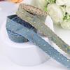 Retro Denim Ribbon With Star For Creative DIY Projects Clothing Decoration Vintage Blue Denim Trim Unique Star