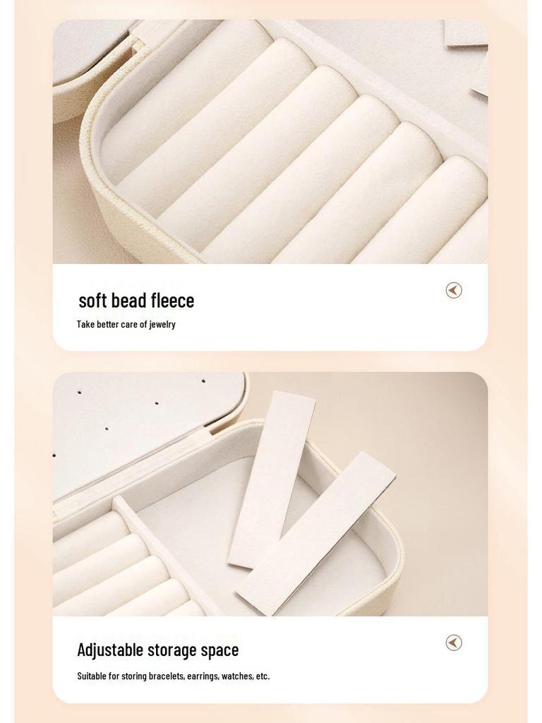 Katherge High-End Stud Earring & Lipstick Jewelry Storage Box