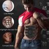Intelligenter wiederaufladbarer EMS-Muskeltrainingsaufkleber, Bauch- und Armmuskeltrainer, Fitness-Studio