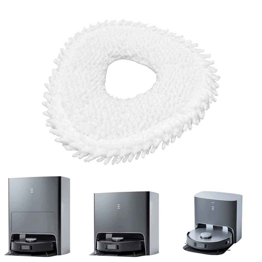 Set of 4 Sweeping Robot Vacuum Cleaners Washable Mop Cloth Sweeping Robot Replacement Fiber Material for Narwal J4