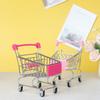 1 ks Mini nákupní košík Supermarket Handcart Nákupní košík Skladovací hračka