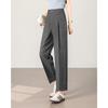 TERRE BLEUE Women's Casual Wide-Leg Straight Suit Pants