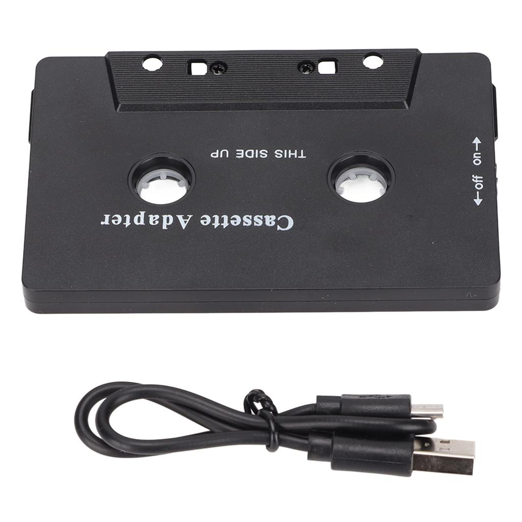 Auto-Tablet-Kassettenadapter, Rauschunterdrückung, Stereo-HiFi-Kassetten-Aux-Receiver mit BT5.0 für Mobiltelefon, Tablet, MP3-Player, Autoradio, Headset