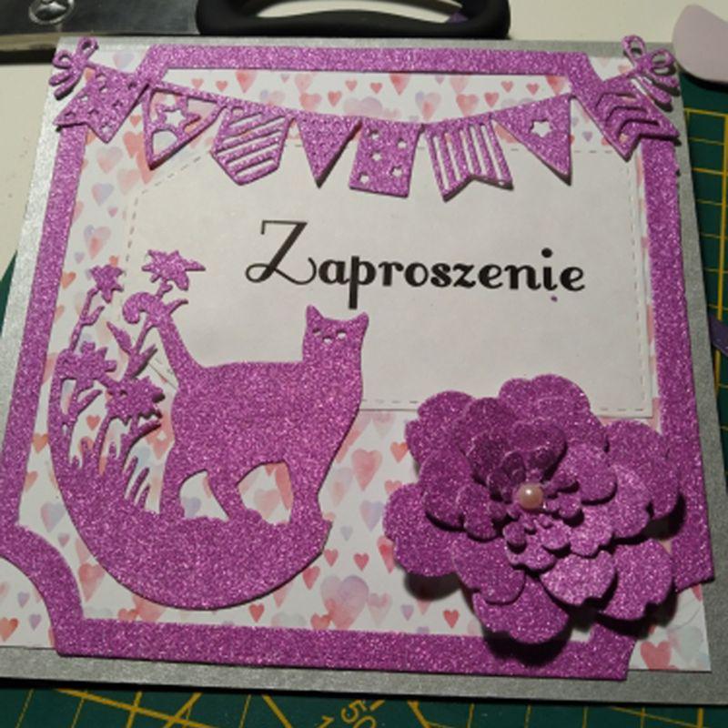 

Flower Cutting Dies Photo Album Card Photos Albums Decor Accessories серебряный
