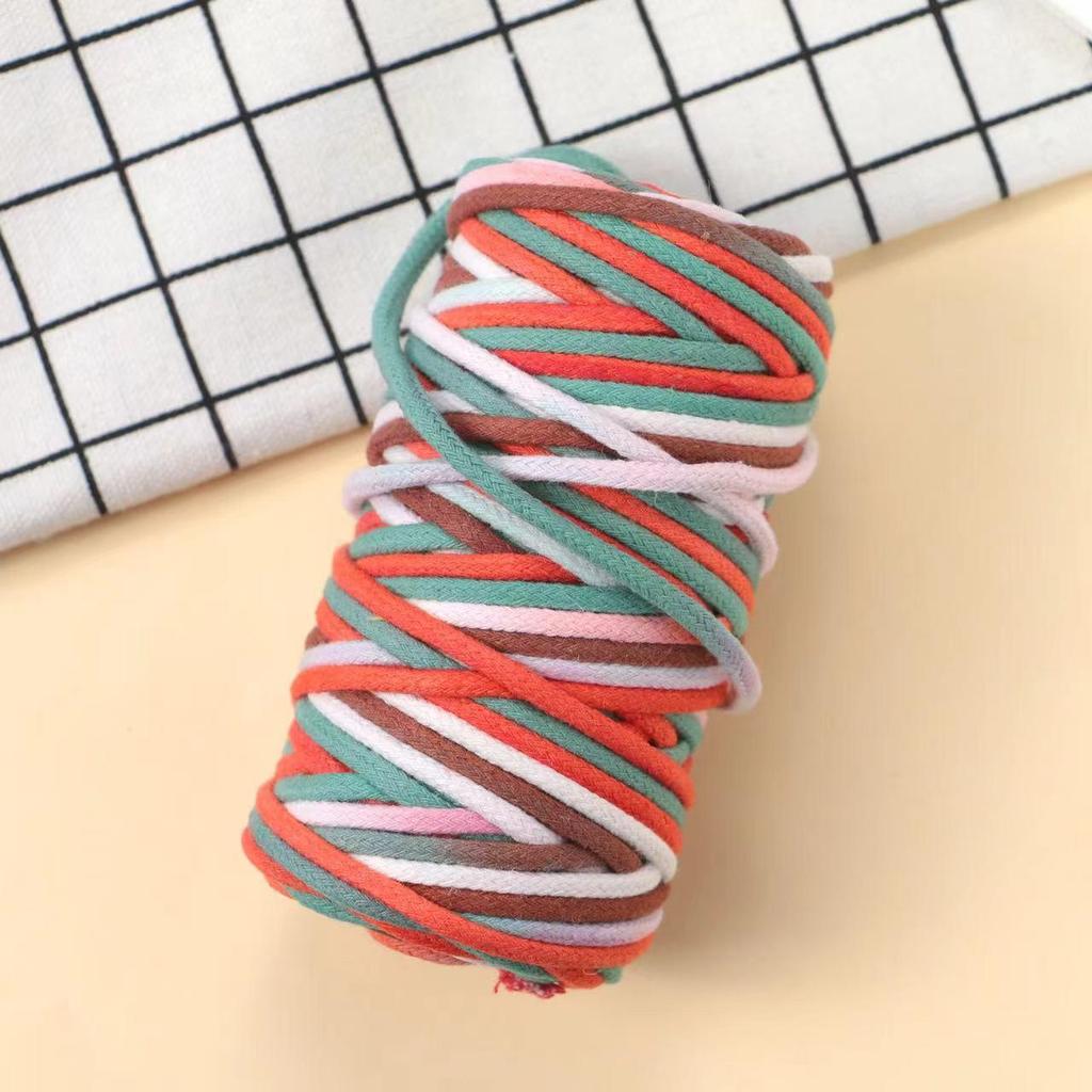 Gradient 3mm Cotton Cord for DIY, Braided Bags, Phone Lanyards & Macrame (30m)