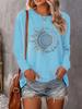 Fashionable and Casual Long Sleeved Shirt for Casual and Lazy Daily Travel, Women's Base Top