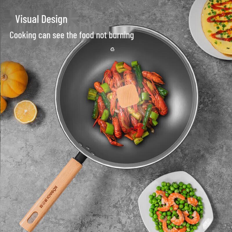 Deep Nitrogen Rustproof Fine Iron Wok