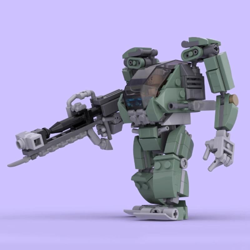 Building Block Kit Mecha Robot Boy Assembled Toy Gift