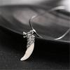 Punk Jewelry Amulet Necklace Spike Men Wolf Tooth