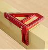 3D Multi-Angle Miter Triangle Ruler,45/90 Degree Aluminum Woodworking Square Protractor,High Precision Layout Measuring Tool