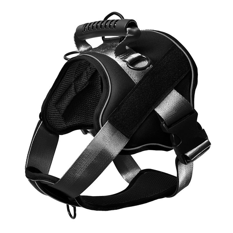 Hundeleine Große, mittelgroße und kleine Hunde Weste Typ Brustgurt Bequeme und atmungsaktive nachtreflektierende Hundeleine Haustierbedarf