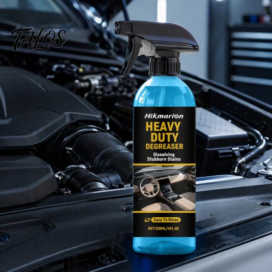 Oil Stain Dissolver Spray Car Interior Cleaner, 120ml Heavy Remover for Leather Gear Lever Cleaner Plastic Vinyl, Spray, Steering Wheel