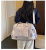 Polka Dot Multi-Functional Travel Bag - Large Capacity Fitness & Luggage Storage, Lightweight Handheld Shoulder Bag