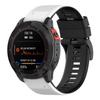 For Garmin Descent G1/Forerunner 935/Forerunner 945 Textured Silicone Wrist Watch Band Dual-Color Replacement Strap