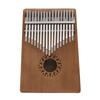 Cute Mahogany 17 Key Mini Kalimba Wood Material Thumb Piano Gift Keyboard Instrument Finger Piano Best for Kid, Beginner