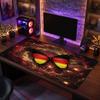 Belgium Football Crest Mouse Pad, Extended Non Slip Rubber Desk Mat for Gaming Office Laptop Fan Gift
