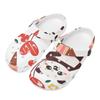 Fashion Printed EVA Pool Clogs Unisex Flexible Slip On Soft Beach Shoes Pool Area Bathroom Home Casual Slippers Leisure Wear
