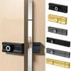 No Punching Sliding Door Bolt Aluminum Zinc Zinc Alloy Door Buckle Luminous  Door Buckle  Closet Window Door