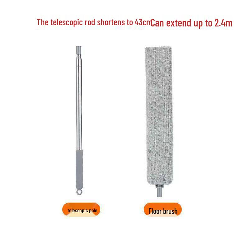 2024 Telescopic 2.8m Feather Duster for Household Ceiling Dusting
