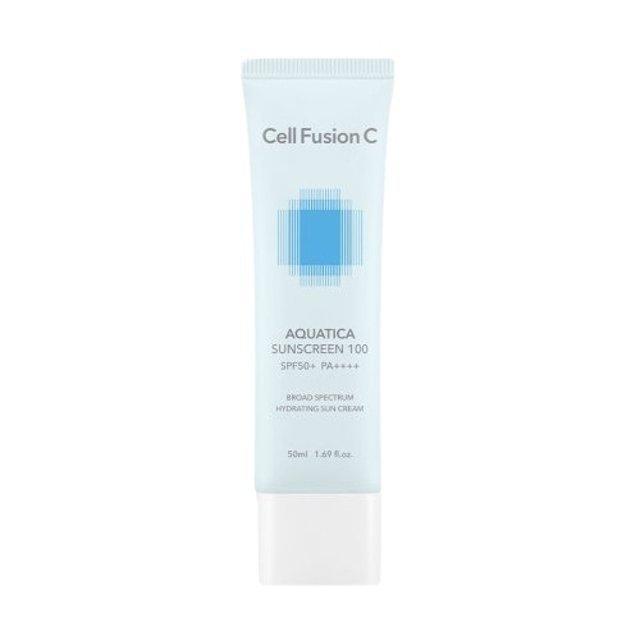 

Солнцезащитный крем Cell Fusion C Aquatica 100 SPF50+ PA++++ 50 мл, Увлажняющий, Корейская косметика, Kbeauty