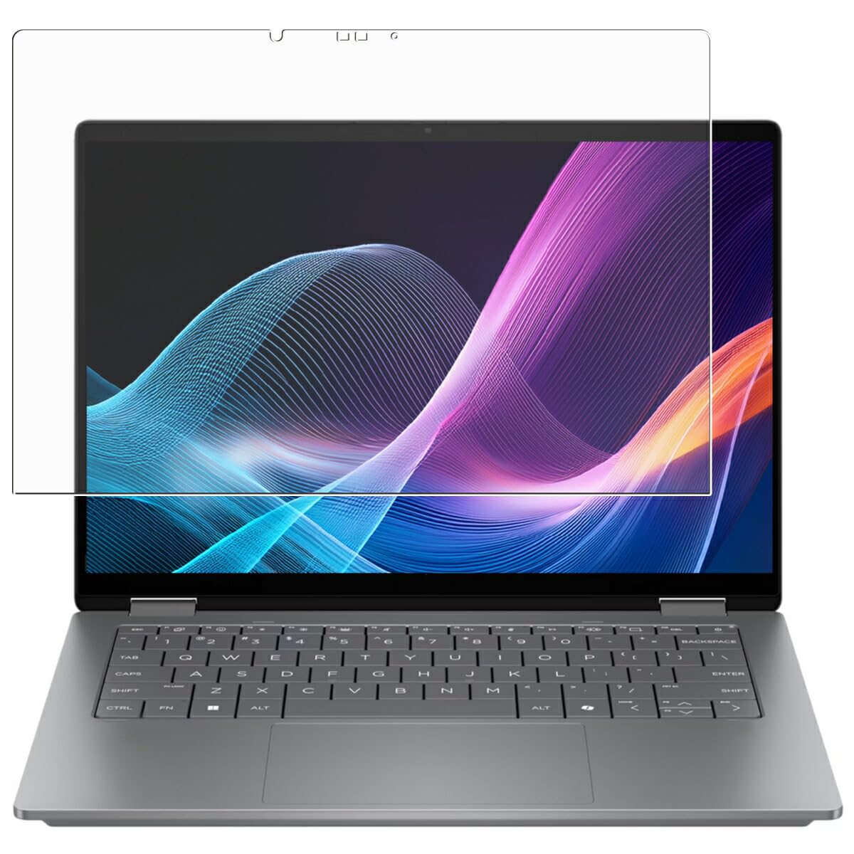 

Защитная пленка ClearView для HP OmniBook X Flip 14-fk 14-fm (Модель 2025 г.), 14-дюймовый [Матовый, Антибликовый], Сделано в Японии