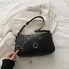 Hot Girl Retro Style Crossbody Motorcycle Bag Shoulder Bag for Women Single-Waist Bag