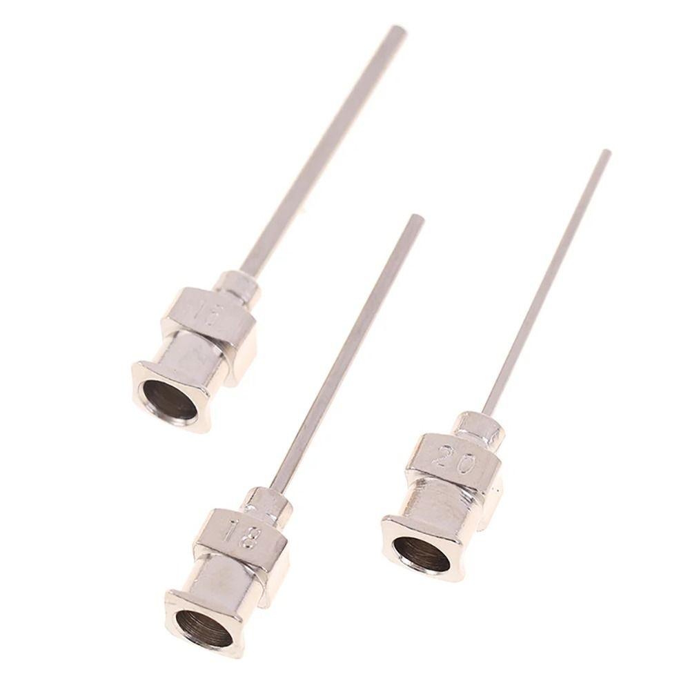 12Pcs Stainless Steel Industrial Glue Injection Needle Blunt Tip Glue Dispenser Tip