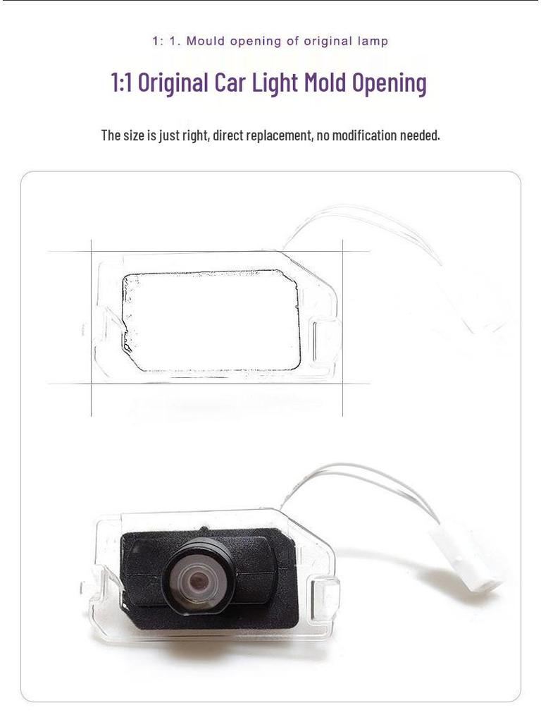 Mercedes-Benz Rearview Mirror Welcome Light for E-Class, A-Class, B-Class, C-Class, S-Class, GLC, EQC - Car Carpet Projection