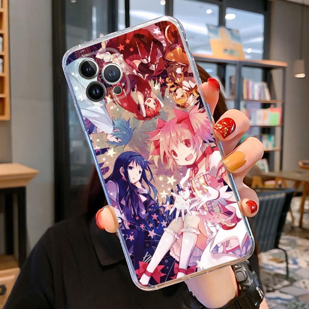 Puella Magi Madoka Magica Phone Case For iPhone 15 14 11 12 13 Mini Pro XS Max Cover 6 7 8 Plus X XR SE 2020 Funda Shell